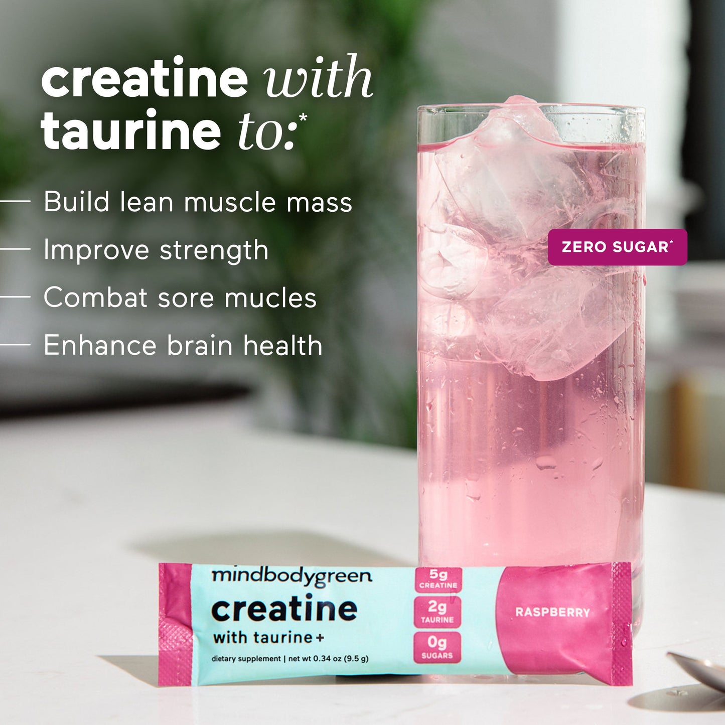 MUZORN creatine with taurine+ drink mixes