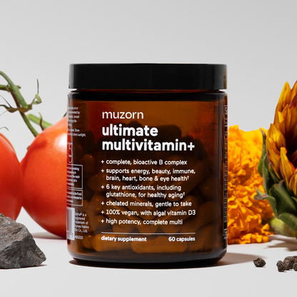 MUZORN ultimate multivitamin+ with hair growth, nails & skin support