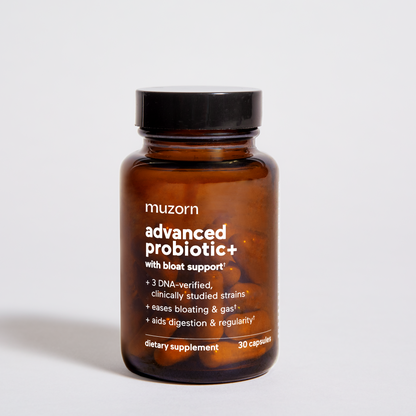 MUZORN advanced probiotic+ with bloat support